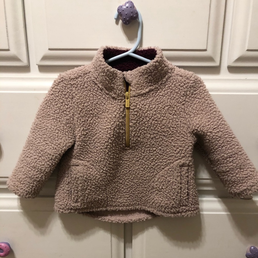 Toddler quarter-zip Sherpa